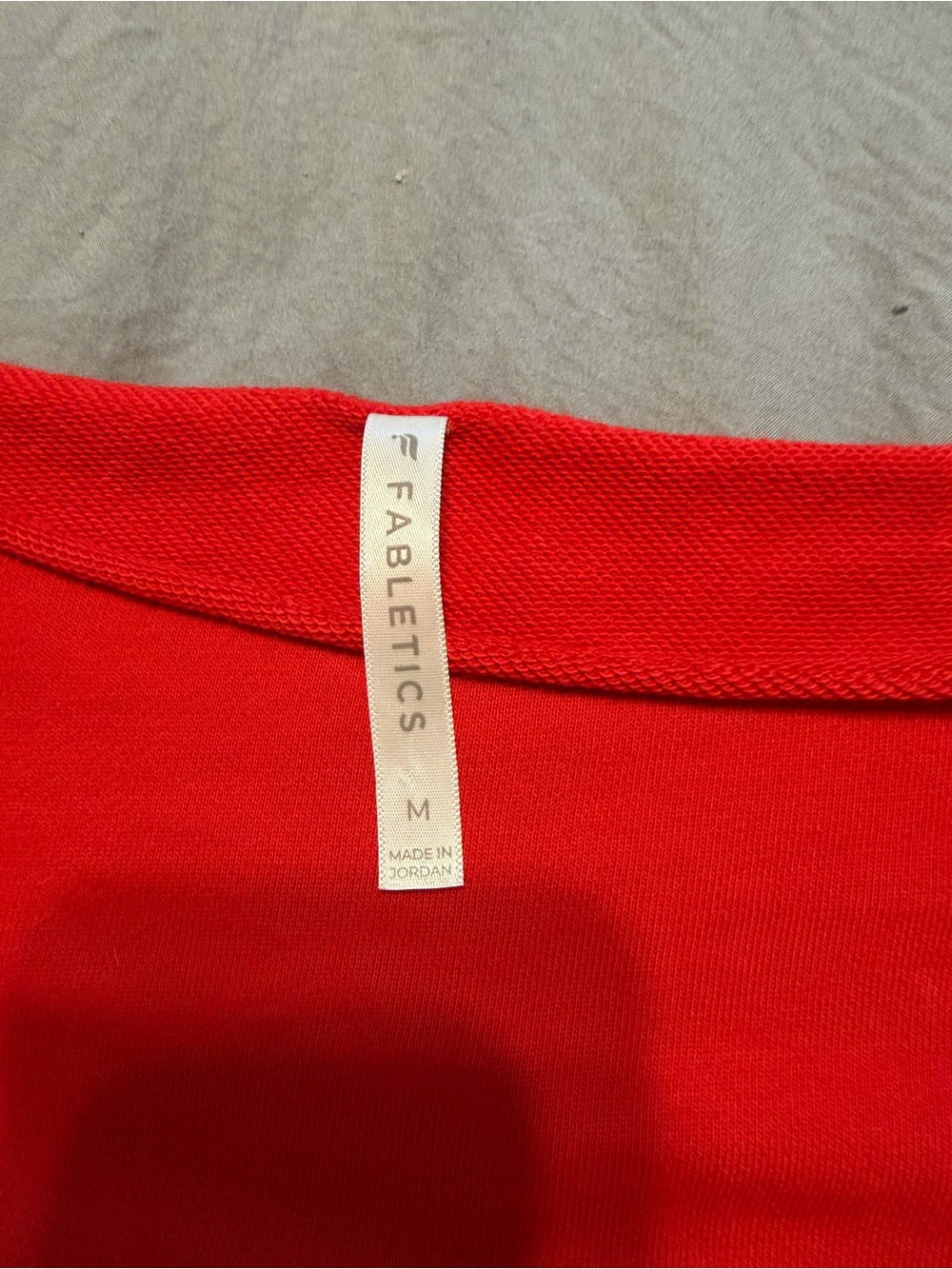 Fabletics - Red over-the-shoulder Sweater - sz M - Picture 3 of 3